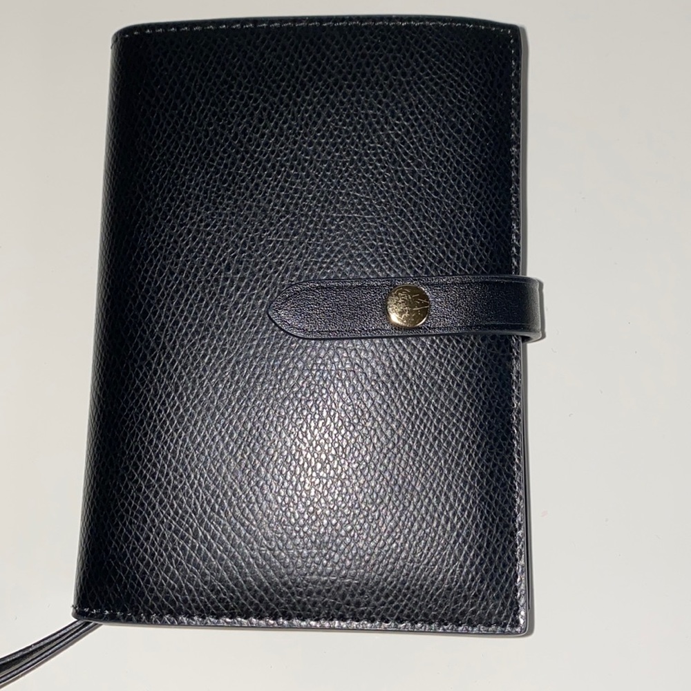 Malta black leather wallet